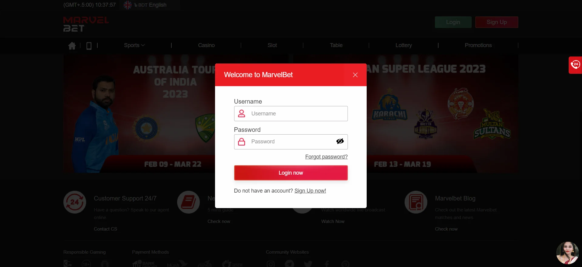 How to Register in Marvelbet